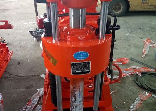 GK200 Küçük Taşınabilir Hidrolik 380v Toprak Deneme Borma Makinesi Mühendislik Çekirdekleme için