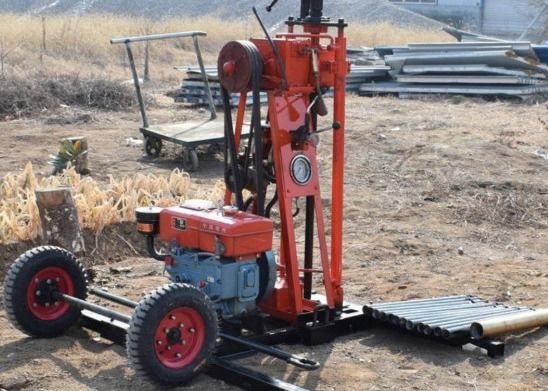 12 Ay Garanti Mühendislik Sondaj Rig 50 Metre Derinlik Hafif Taşınabilir