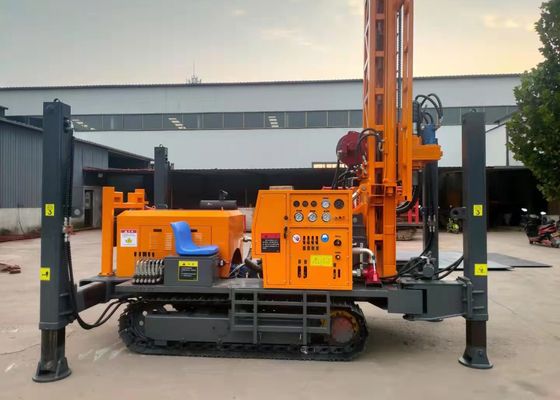 Hızlı ST350 Özelleştirilmiş 220v Su kuyusu sondaj ekipmanı sürünen montajlı