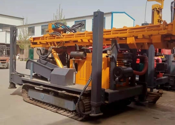 Dizel ile çalışan pnevmatik sondaj makinesi hidrolik taşınabilir 260m