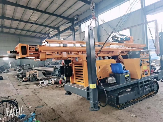 Dth Taşınabilir 260m Derin Paletli Matkap Rig 105mm Çap