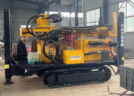 Su Kuyusu için 200 Metre Derinlik Dizel Güç Pnömatik Sondaj Rig Taşınabilir St200