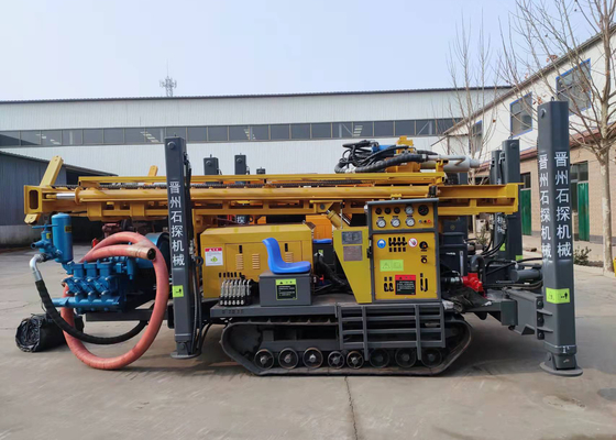 St350 Delinebilir 350m Pnömatik Su Sondajı Büyük Çelik Paletli