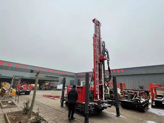 Su Kuyusu için 180m Derin St180 Pnömatik Sondaj Paletli Tip Küçük Hidrolik