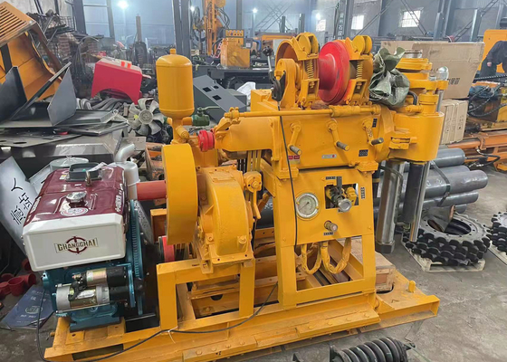 Gk 200 Su kuyusu sondajı örneği toplamak için 295mm tekerlekler monte edilmiş