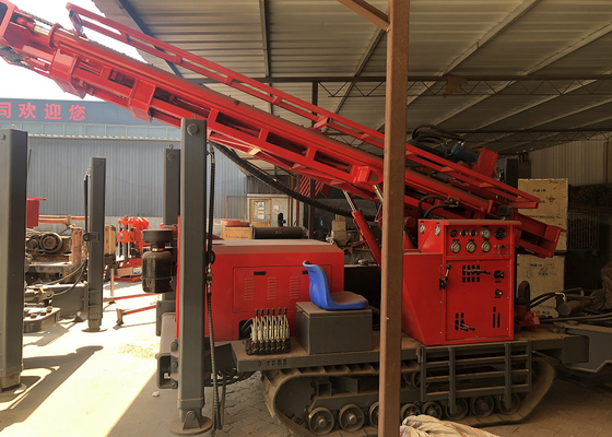 180 Metre Derinlik Su Kuyusu Sondaj Makinası Taşınabilir Dizel Motor