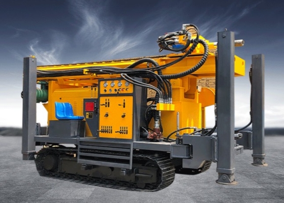 92kw Yuchai Dizel Motoru Derin Su Boruçuluğu için Pnömatik Borma Rig 350 Metre