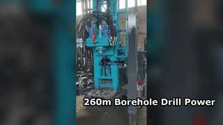 260m Su Sondajı Matkap Rig Yüksek Tork