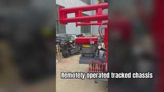 Uzaktan çalıştırılan paletli şasi