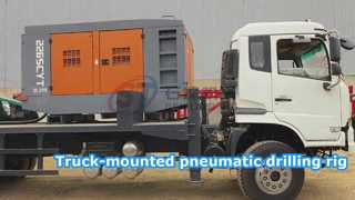 Büyük araca monteli pnömatik sondaj kulesi